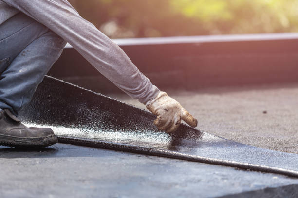Professional Waterproofing technician working in Green Lake, WI